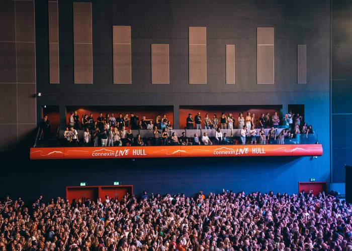 Fans watching concert at Connexin Live