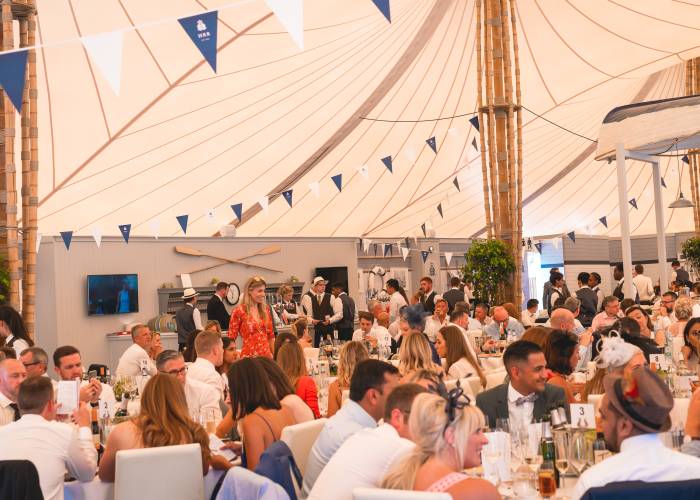 Guests enjoying Henley Royal Regatta Hospitality