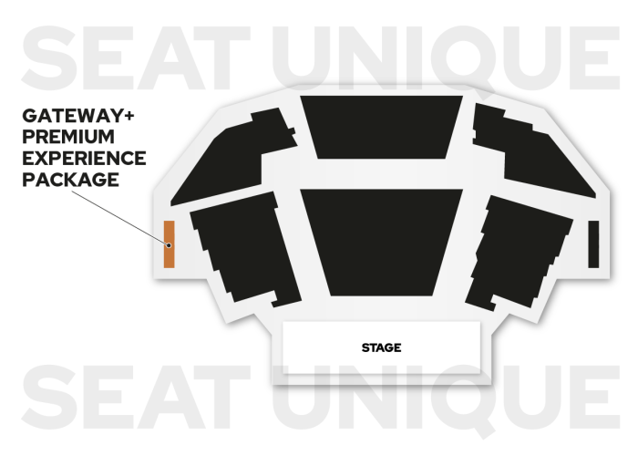 YORK BARBICAN Gateway+ Premium Experience Package Seat Map