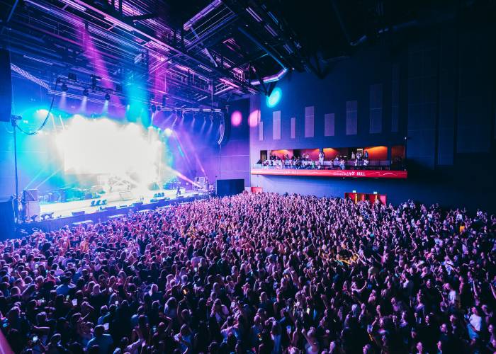 Fans watching concert at Connexin Live