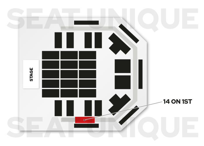 14 on 1st Seating Plan