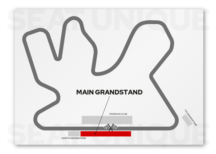 Main Grandstand map at Qatar Grand Prix 