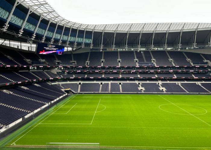 Tottenham Hotspur view of the pitch