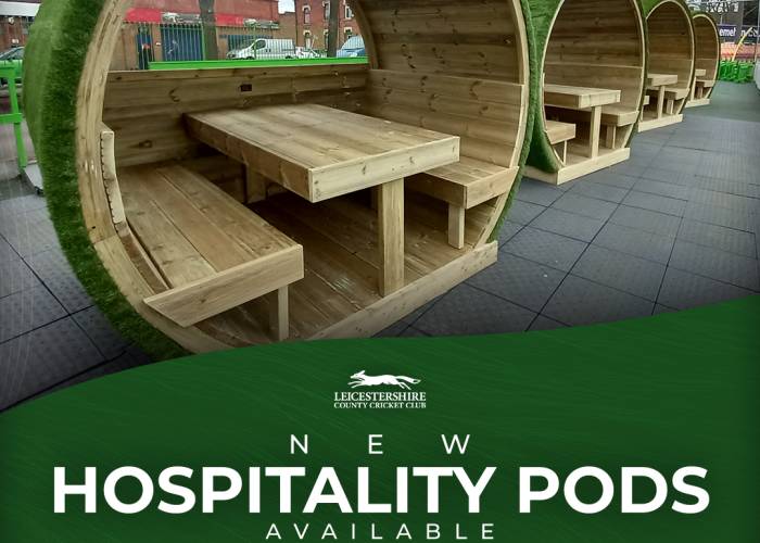 Hospitality Pod at Leicestershire Cricket