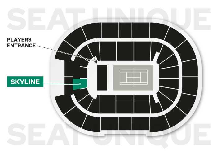 Skyline Seating Map