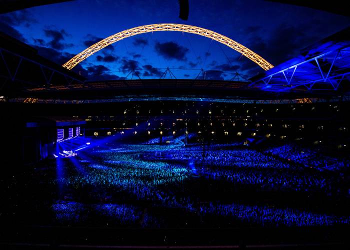 Wembley Stadium Concert at night