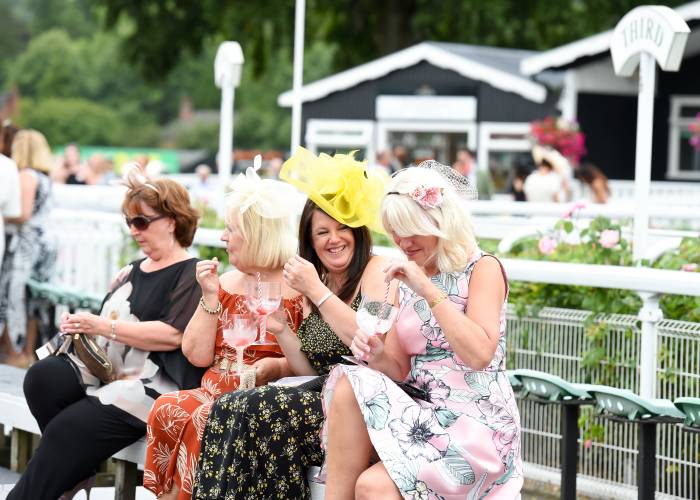 Fans at Uttoxeter Racecourse