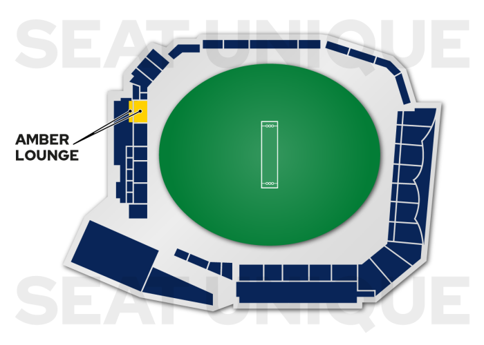 Amber Lounge Seat Map