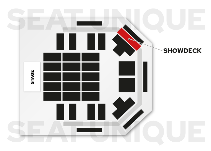 Showdeck Seating Plan P&J Live