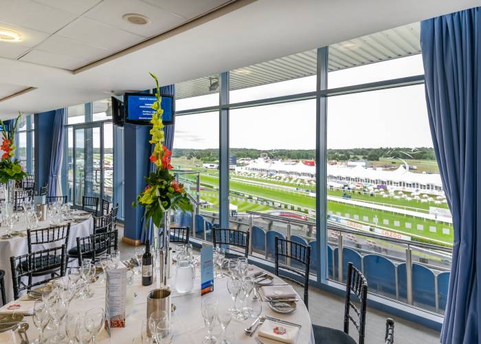 Home Straight Window Table at Doncaster Racecourse