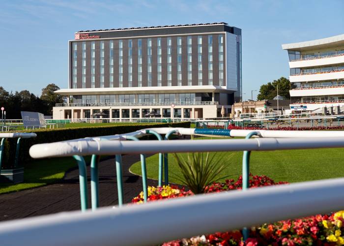 Hilton hotel overlooking Doncaster rcecourse