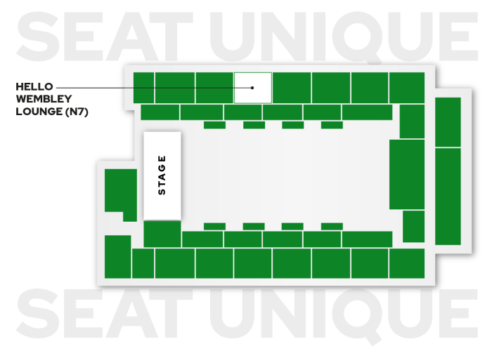 Hello Wembley OVO Arena Seating Map