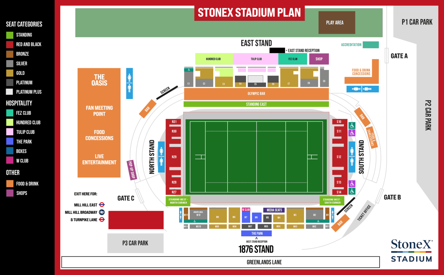 Seat map