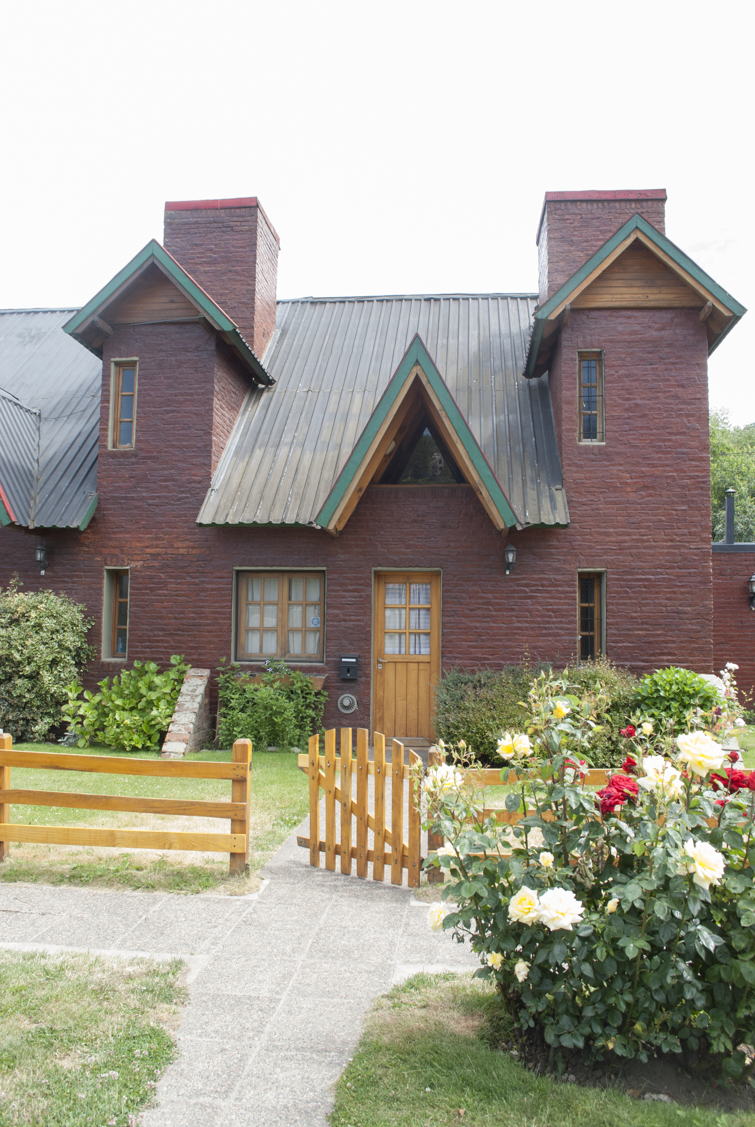 Exterior de la cabaña