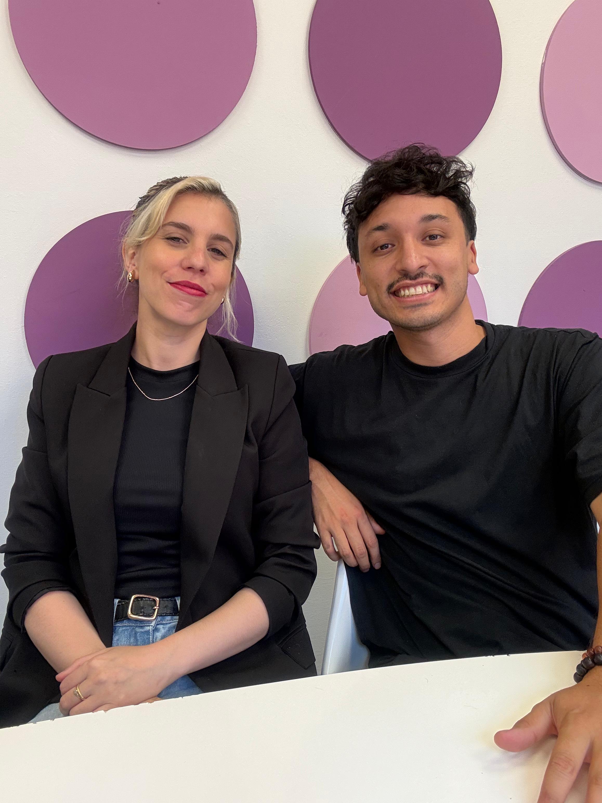 Julieta Cortés y Patricio, fundadores de Rúcula Digital Academy