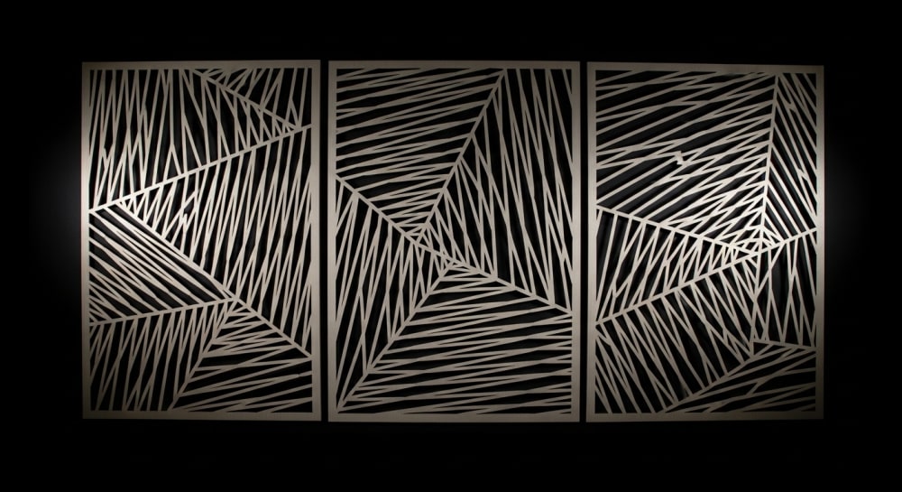 Abstract Geometric Patterned Panel Background