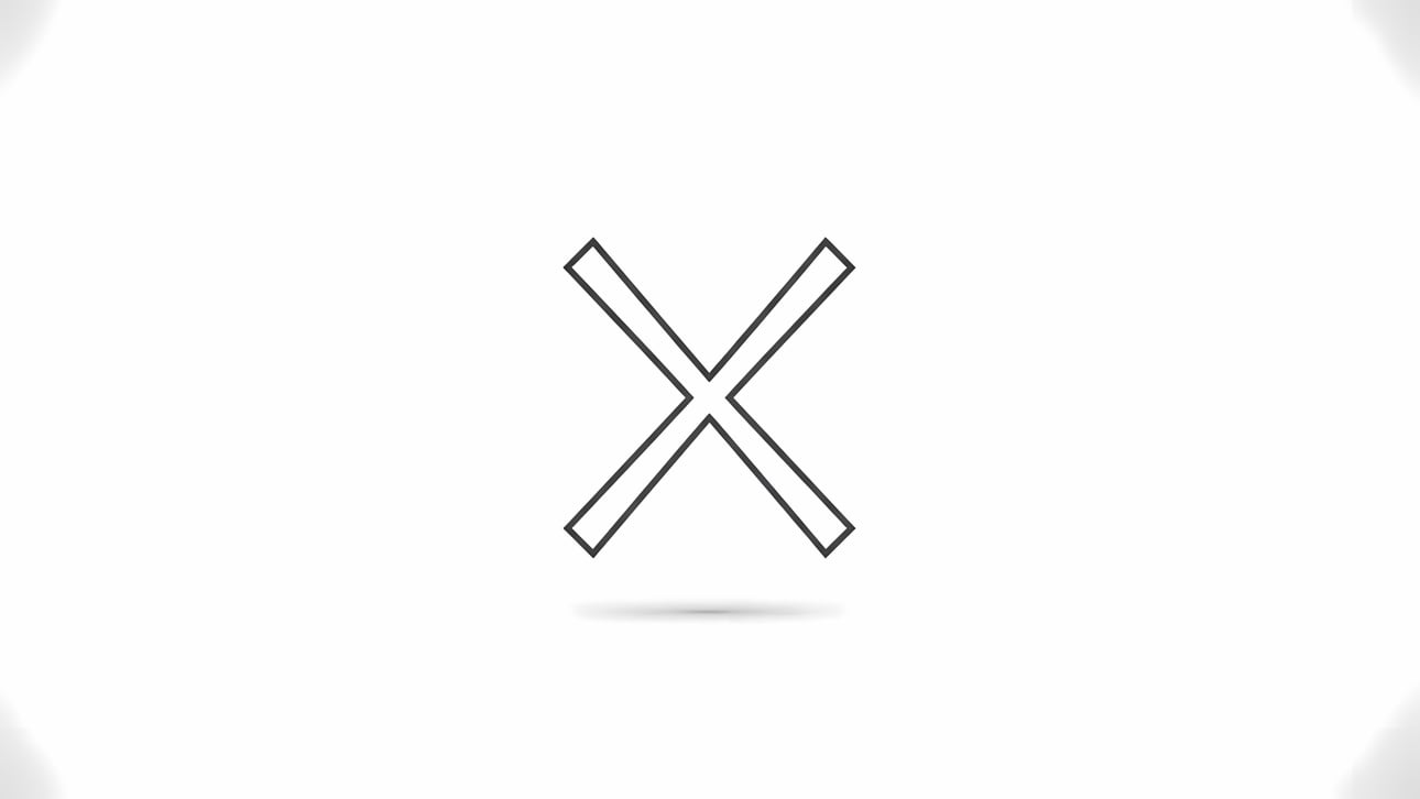 Explore a Simple X Shape Design for Modern Projects