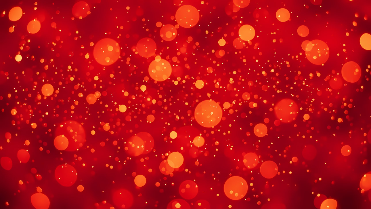 Discover a stunning red bokeh background featuring vibrant festive lights, perfect for holiday designs and elegant digital projects.