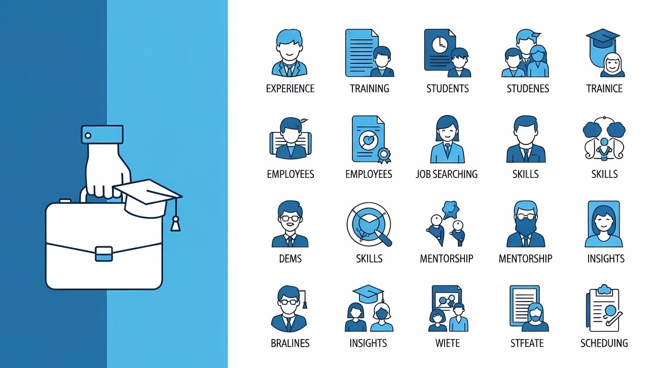 Explore this comprehensive collection of HR, education, and career development line icons. Perfect for websites, presentations, and infographics.