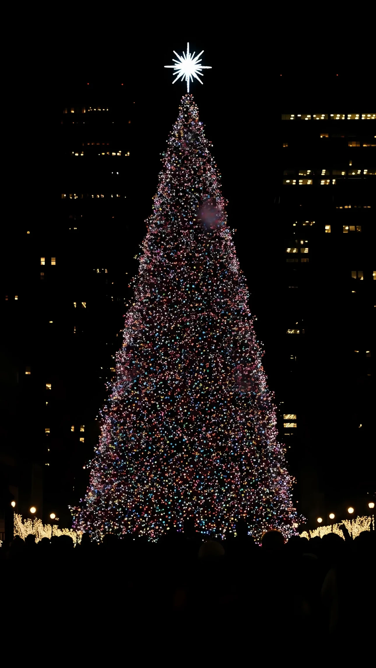 Capture the holiday spirit with this festive Christmas tree photo, perfect for seasonal campaigns, greeting cards, and event promotions. Ready for commercial use.