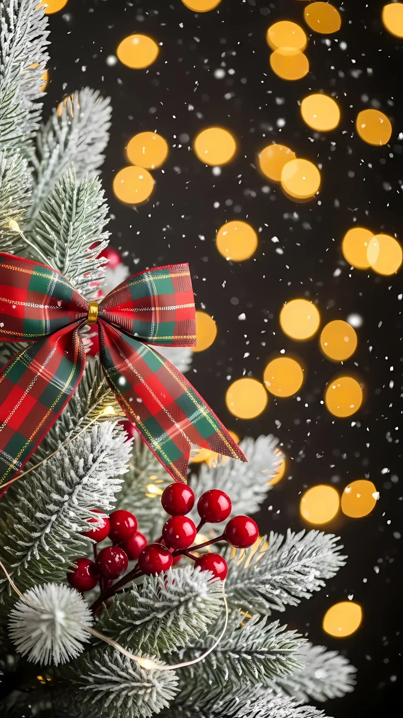 Evoke holiday cheer with this festive Christmas tree detail. Perfect for greeting cards, seasonal promotions, and winter-themed designs. Ready for commercial projects.