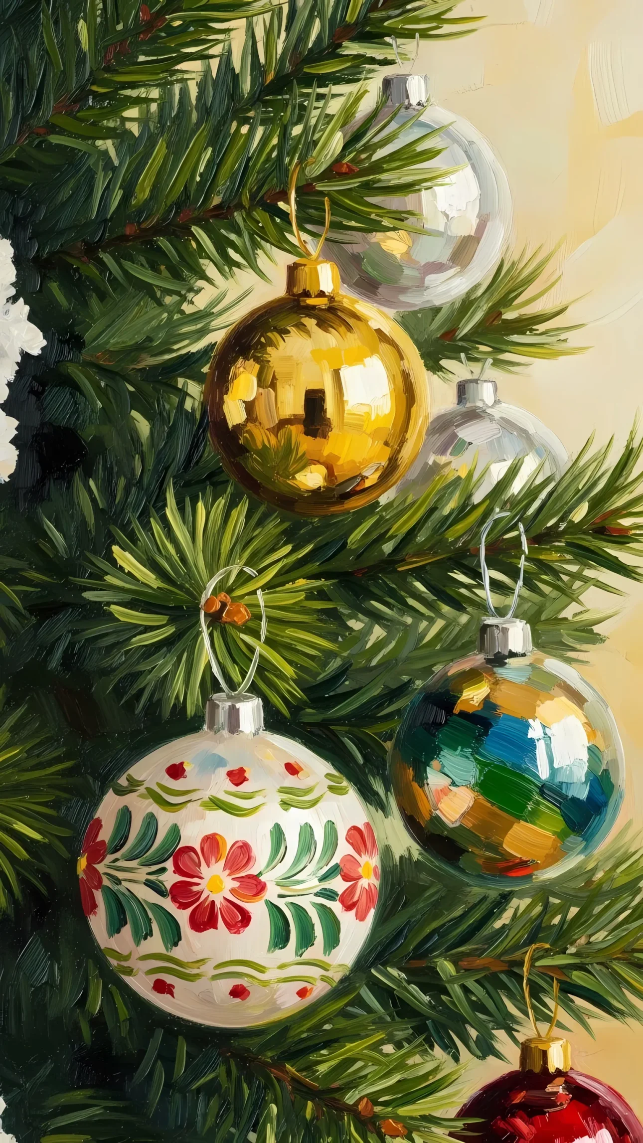 Enhance your seasonal designs with this festive Christmas ornament art. A premium design asset, perfect for adding holiday cheer to any project.