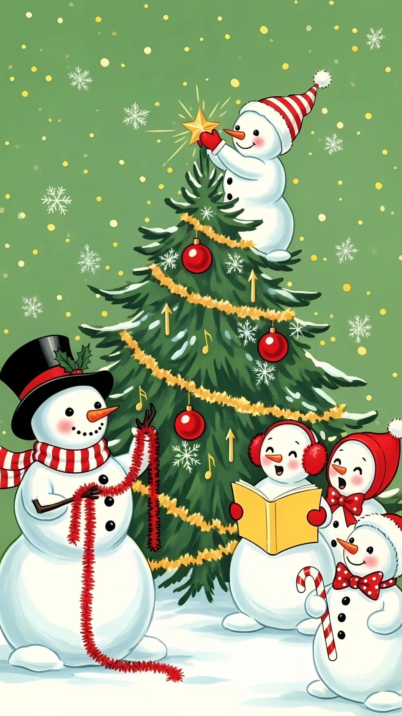 Elevate your designs with this charming snowman illustration, perfect for holiday cards and winter-themed projects. Ready for instant commercial use.