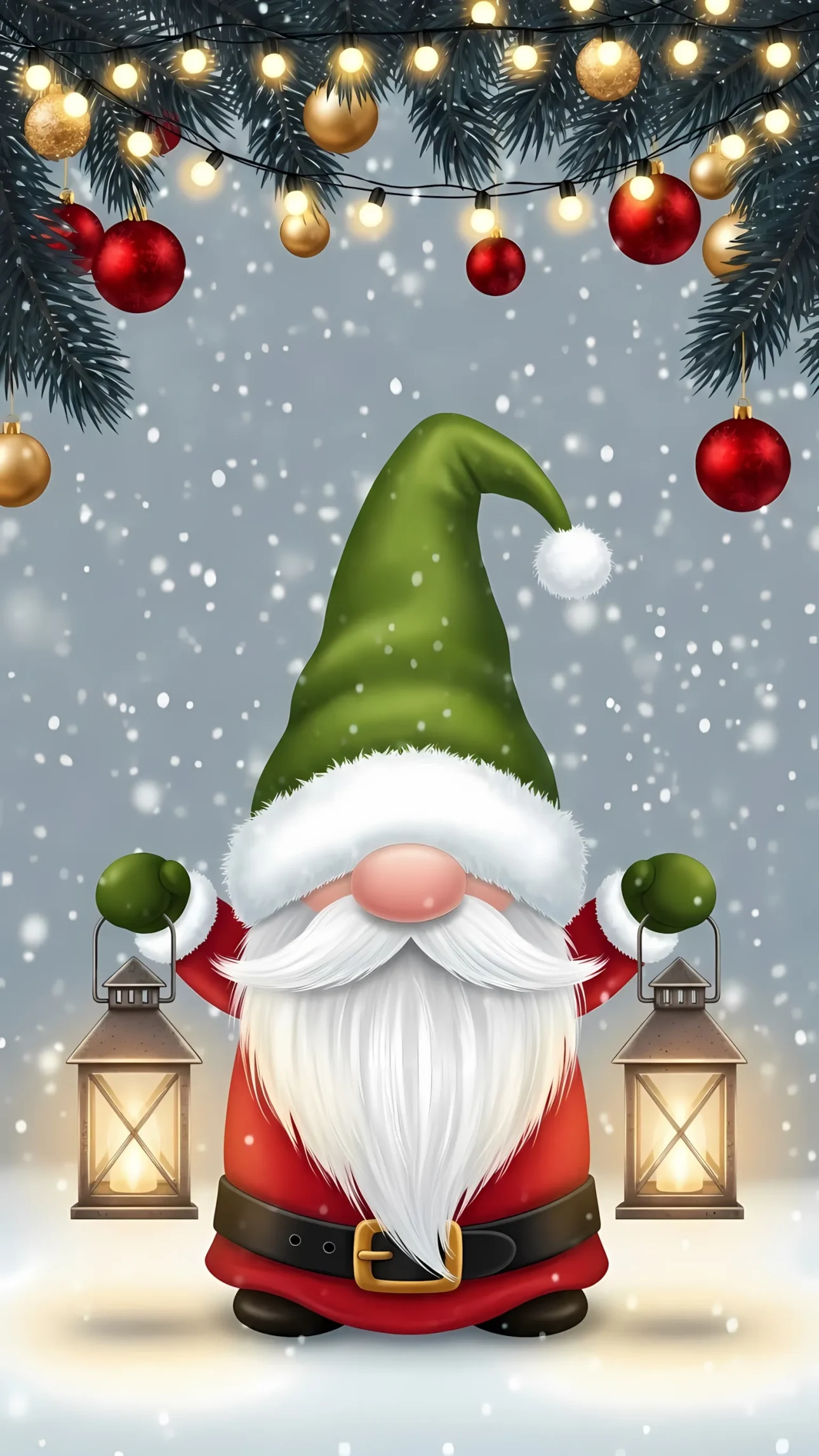Elevate your holiday designs with this charming Christmas gnome illustration, perfect for festive cards and seasonal promotions. Ready for instant commercial use.
