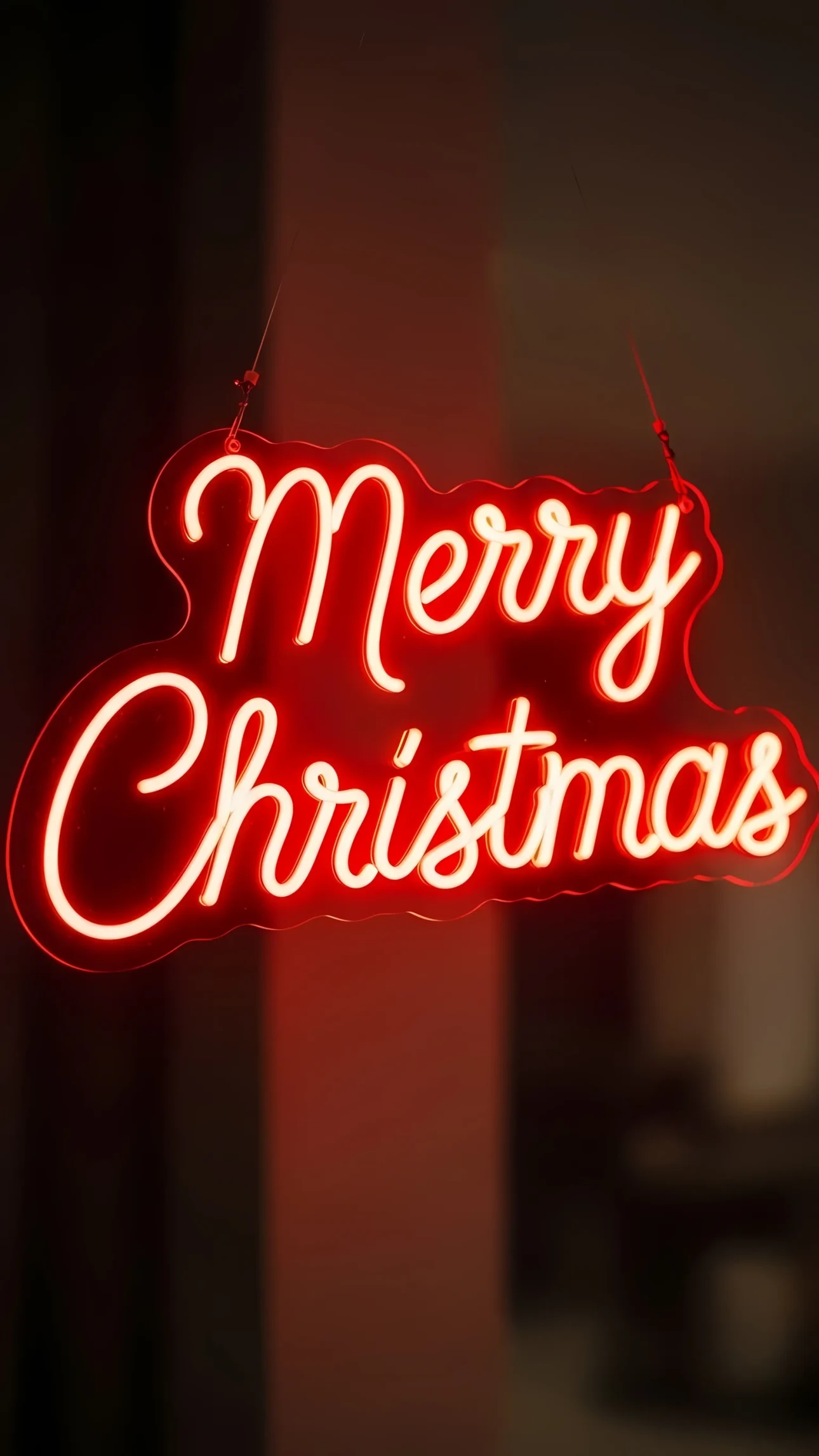 Elevate your holiday designs with this vibrant 'Merry Christmas' neon sign. A premium design asset ready for instant commercial use.