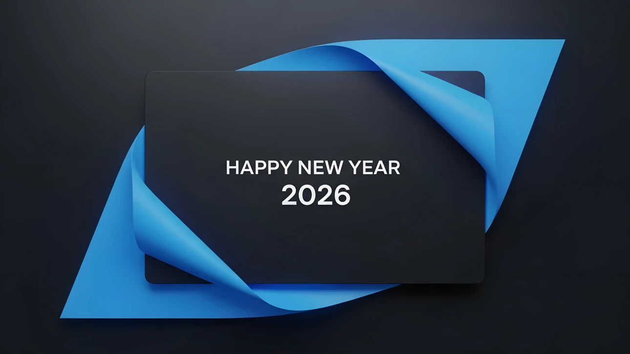 Elevate your New Year designs with this 2026 graphic featuring a modern aesthetic. A premium design asset ready for instant commercial use.