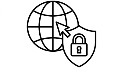 Global Cybersecurity & Data Protection Icon  Secure Internet Vector