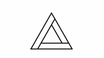 Abstract Penrose Triangle Impossible Shape Illusion Free Vector