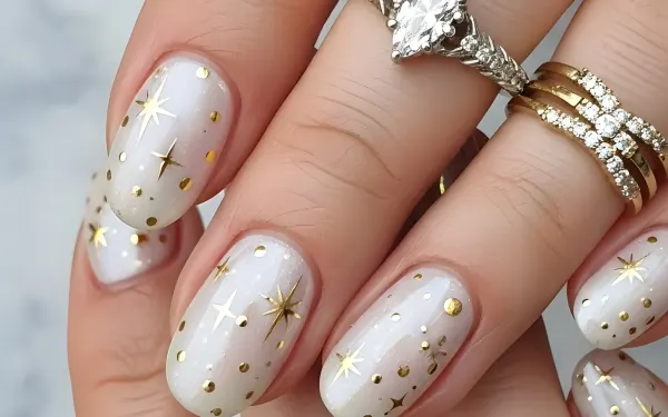 Elevate your designs with this image featuring elegant hand jewelry and stylish nail art. Perfect for luxury beauty and fashion projects.