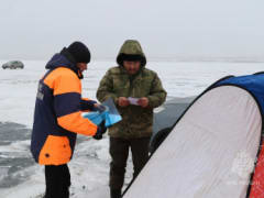 В Хакасии продолжается третий этап акции «Безопасный лёд»