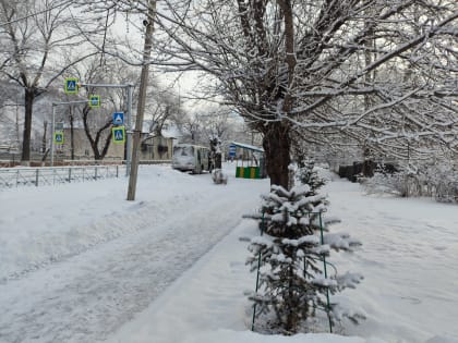 Снегопад добавил работы коммунальщикам