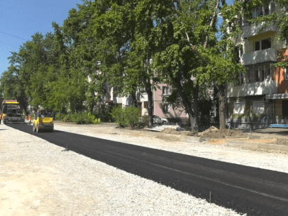 Кипят работы на улице Пирятинской — Абакан 24