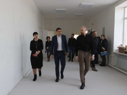 В школе № 30 Абакана капремонт идёт с опережением графика