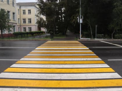 Обновление пешеходных переходов в Абакане