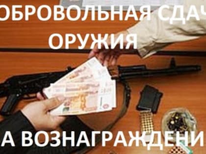 Добровольная сдача незарегистрированного оружия в Черногорске