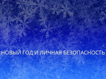 Новый год и личная безопасность