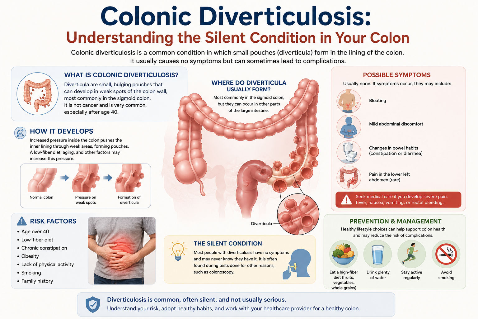 Colonic Diverticulosis: Understanding the Silent Condition in Your Colon