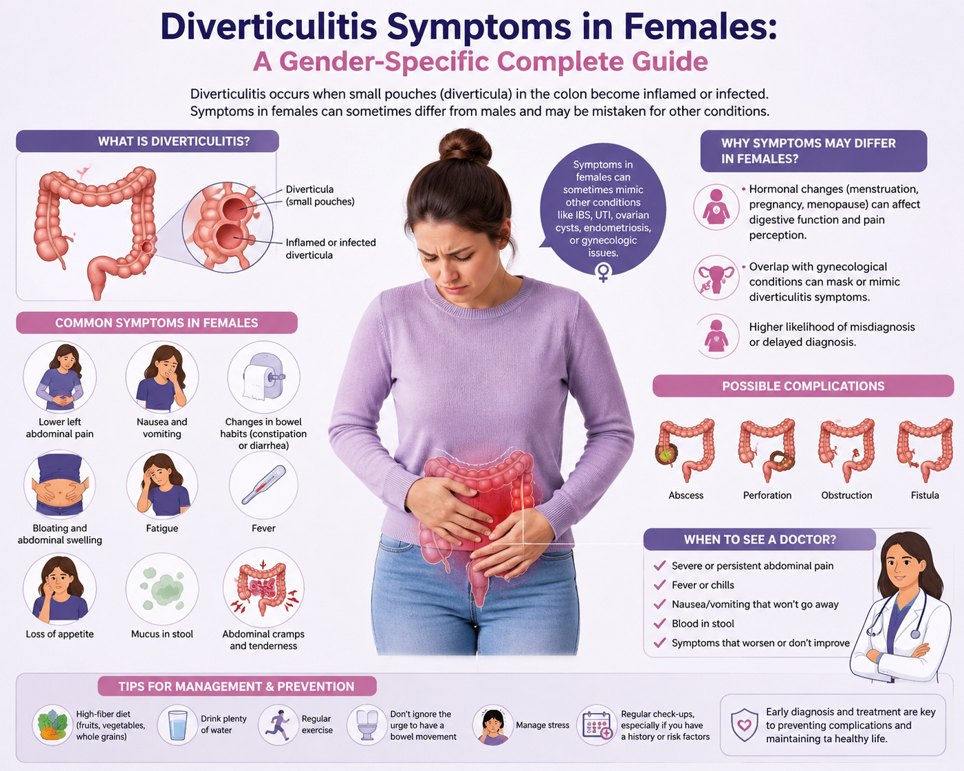 Diverticulitis Symptoms in Females: A Gender-Specific Complete Guide