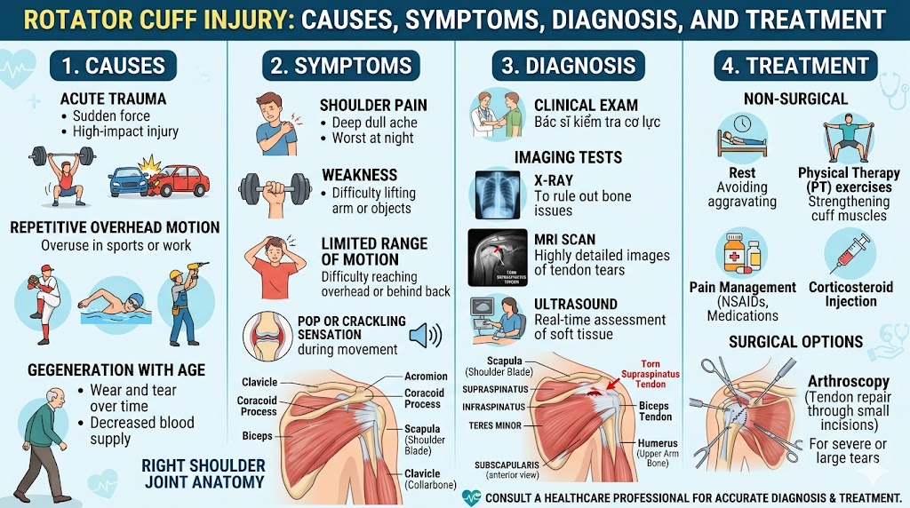 Rotator Cuff Pain: Causes, Relief Strategies, and When to See a Doctor