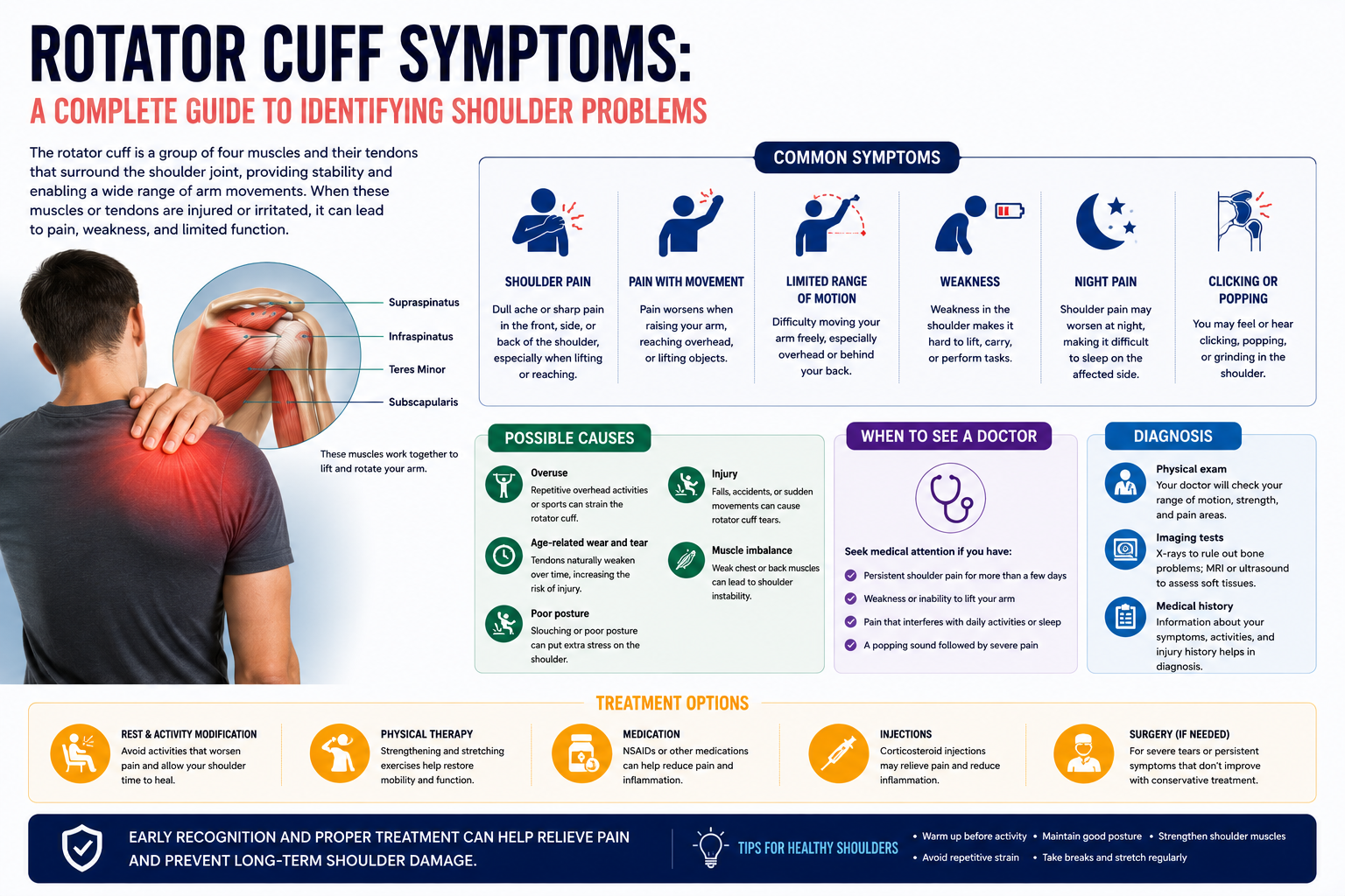 Rotator Cuff Symptoms: A Complete Guide to Identifying Shoulder Problems