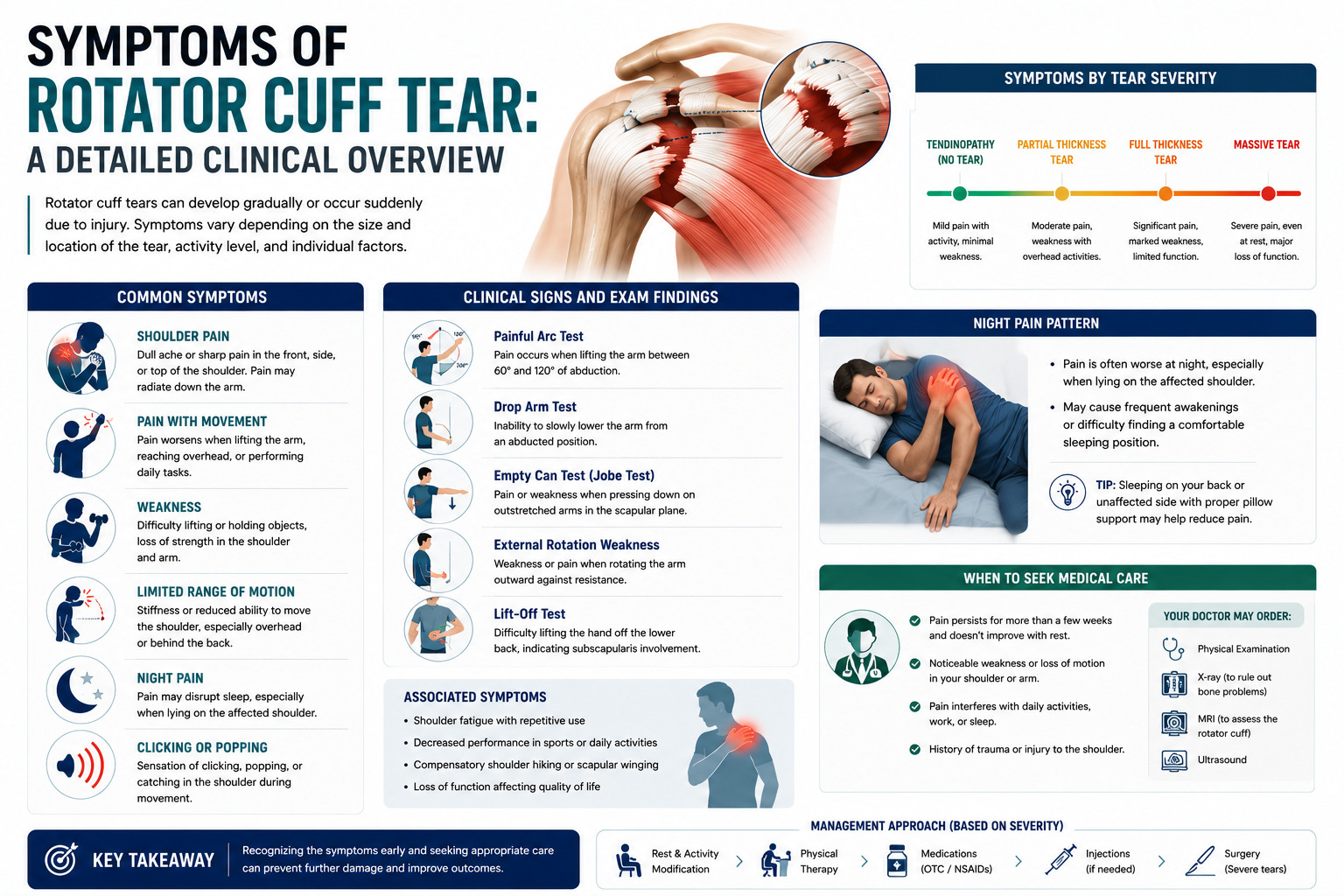 Symptoms of Rotator Cuff Tear: A Detailed Clinical Overview