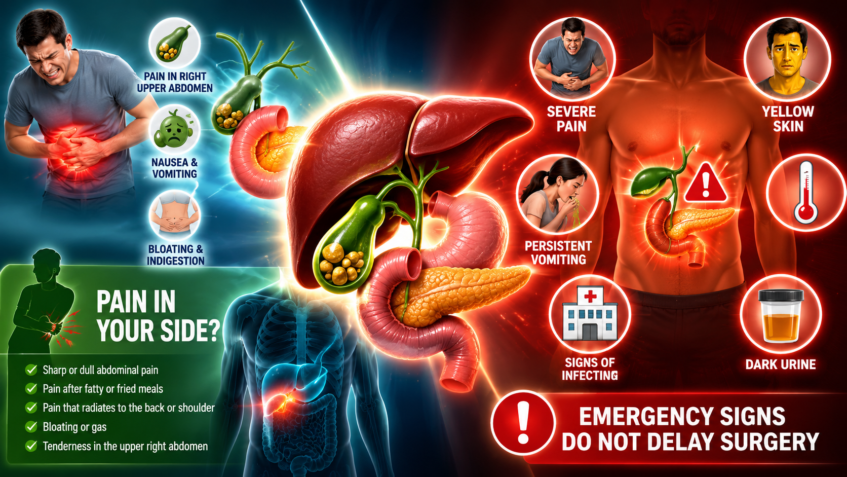 Emergency Warning Signs: When Gallbladder Symptoms Become Dangerous