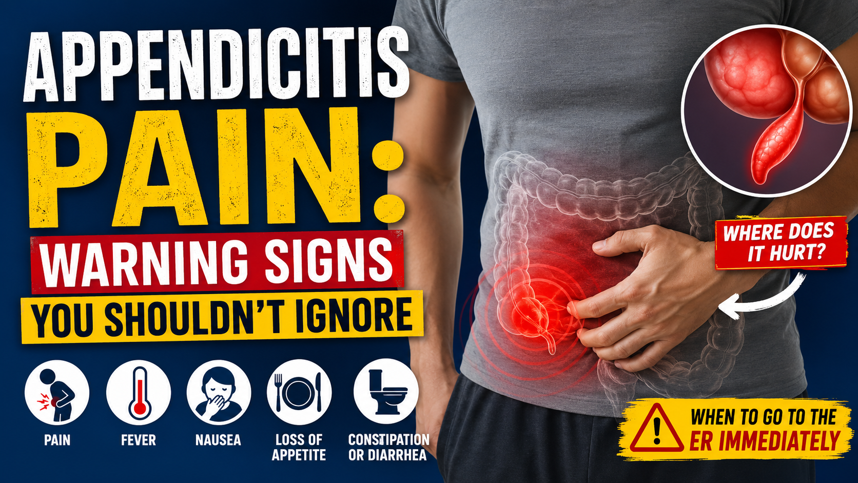 Appendicitis Pain: How to Identify the Warning Signs and When to Seek Emergency Care