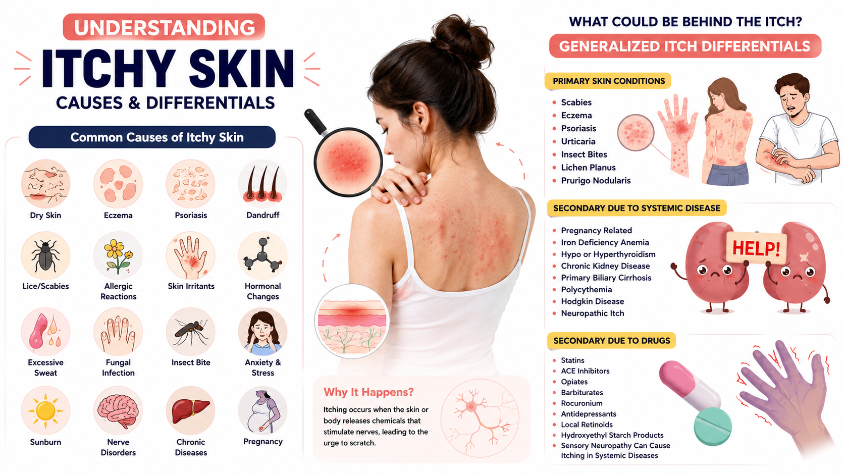 Unexplained Itching All Over Body: Causes, Triage, and Next Steps