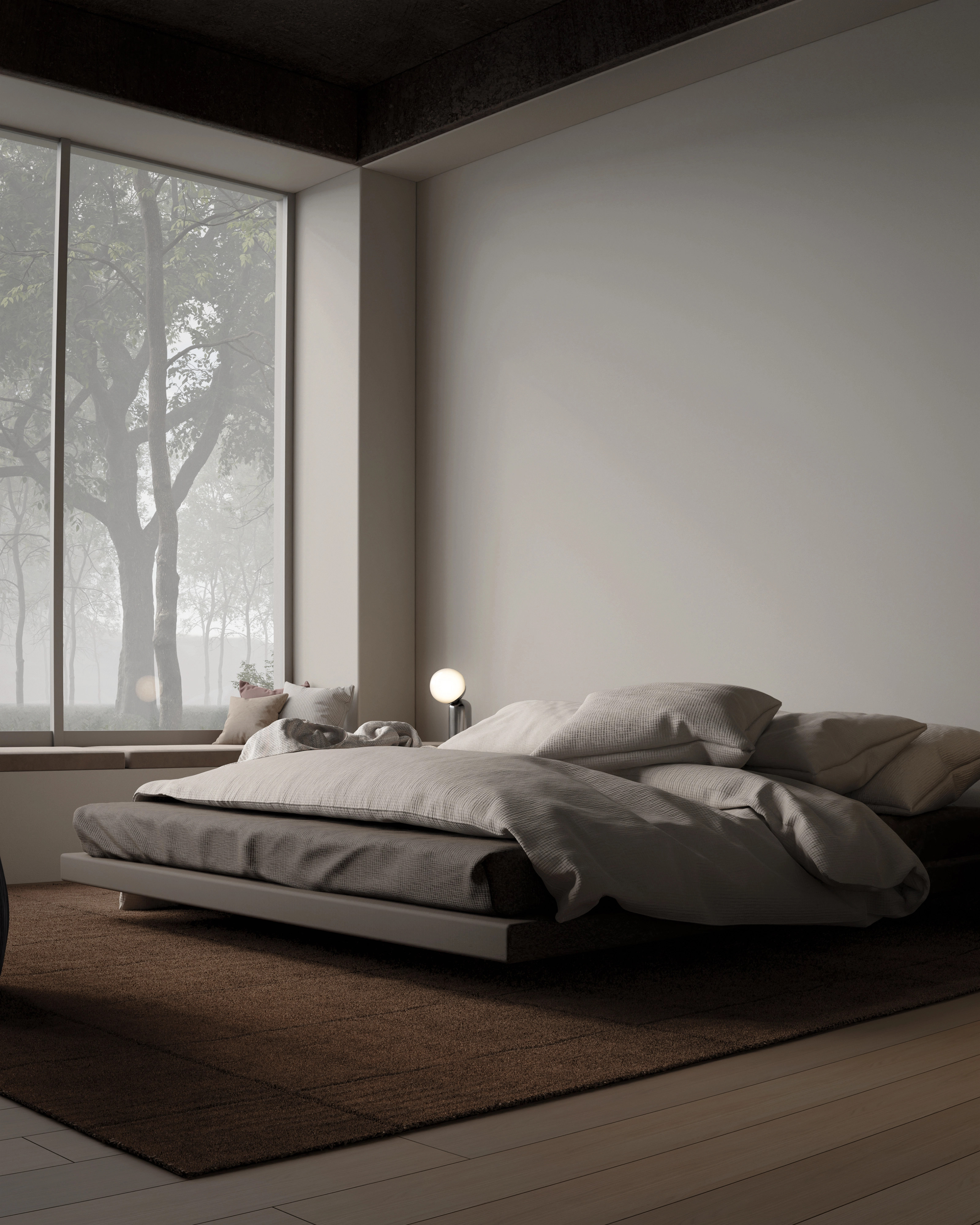 Forest Bedroom - Interior Render 1