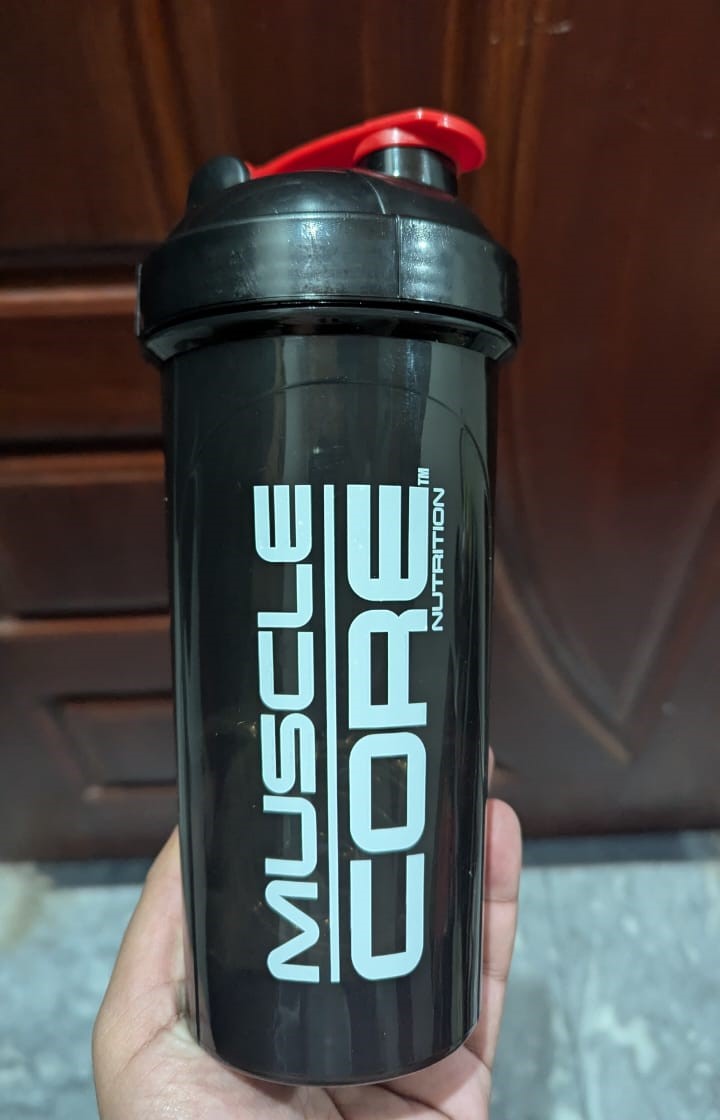 Muscle Core Shaker Cup, Black, 25 oz (739 mL)